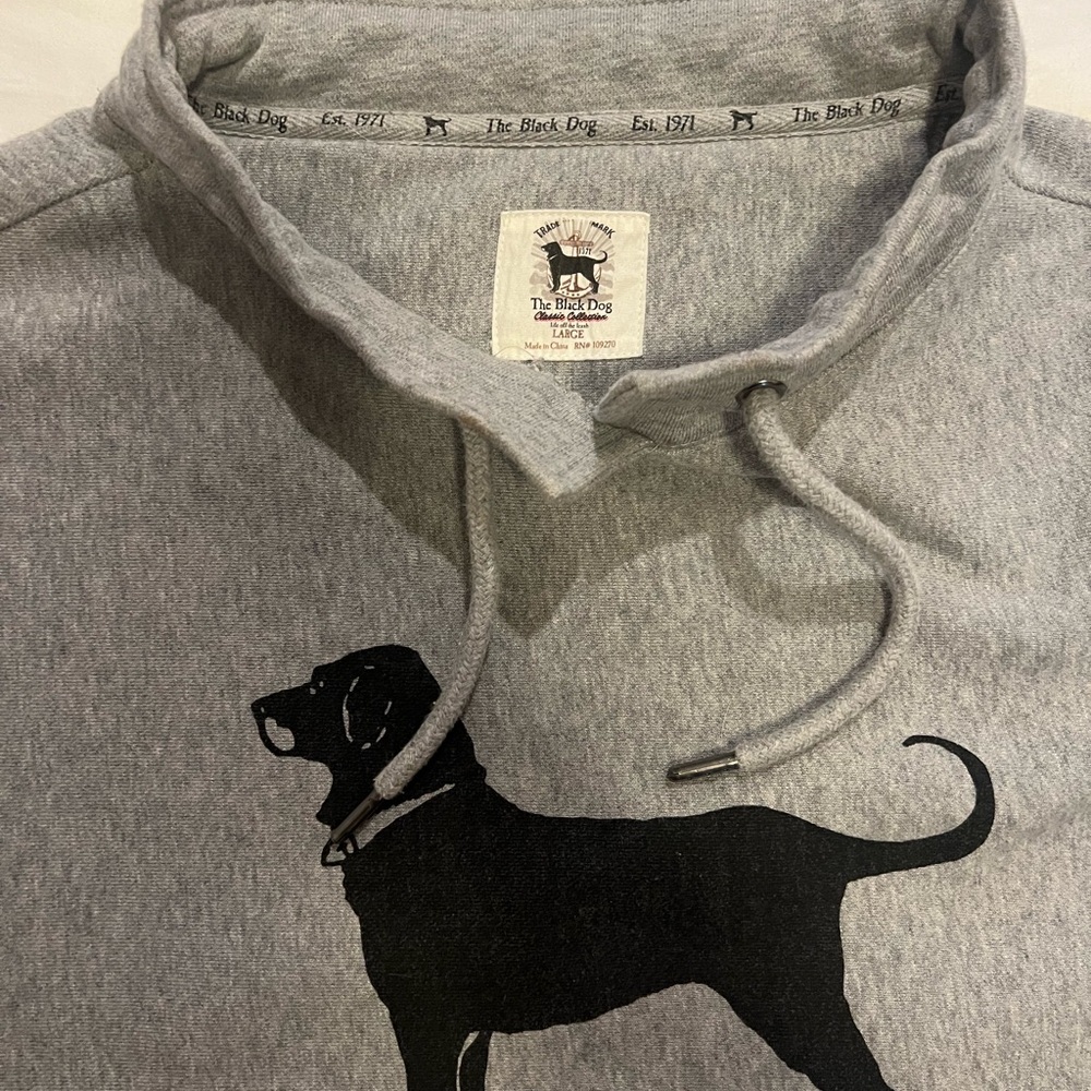 The Black Dog Classic Heavyweight Fisherman in Heather Gray - Picture 2 of 3